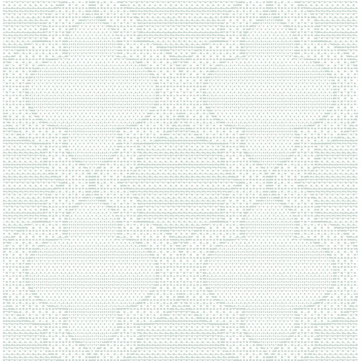 Ernest Turquoise Quilted Quatrefoil Wallpaper