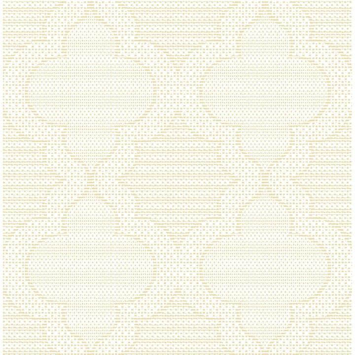 Ernest Yellow Quilted Quatrefoil Wallpaper