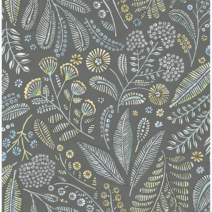 Briar Grey Floral Wallpaper