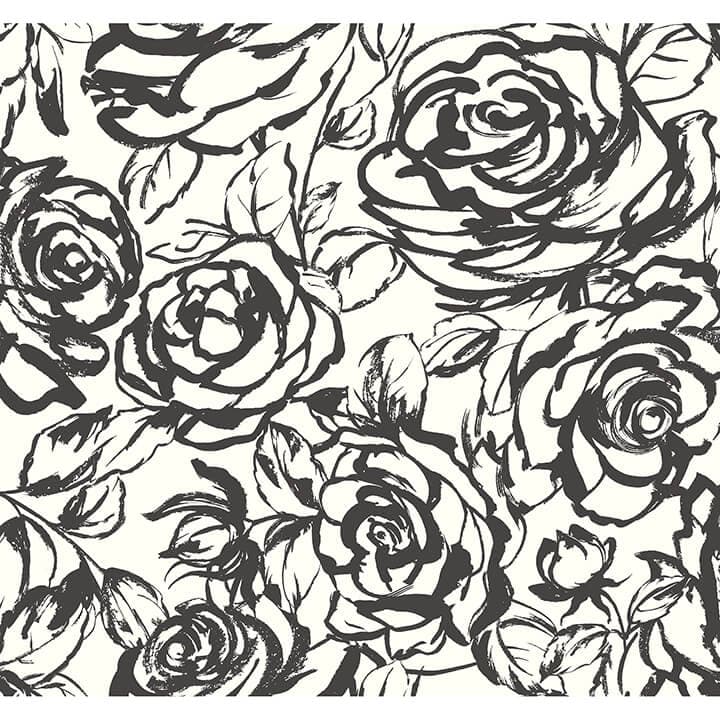 Nelda Black Rose Wallpaper