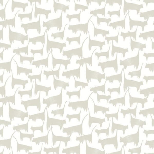 Cat Tails Premium Peel + Stick Wallpaper- Neutral