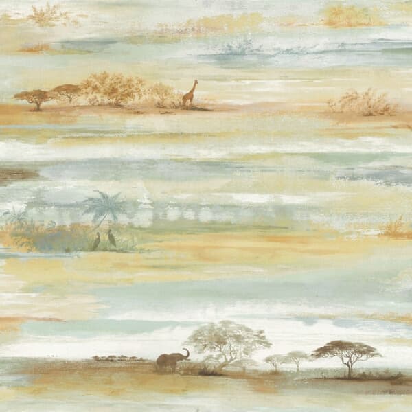 Savanna Sunset Premium Peel + Stick Wallpaper- Sunset