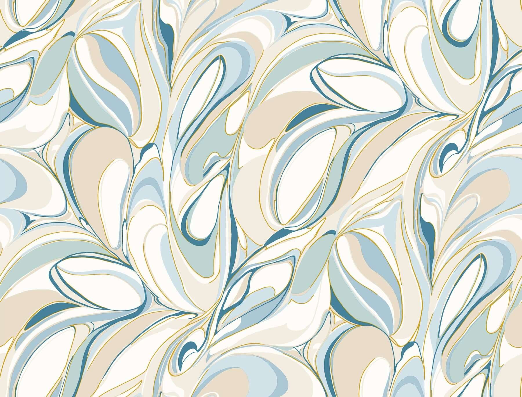 Achate Wallpaper- Blue