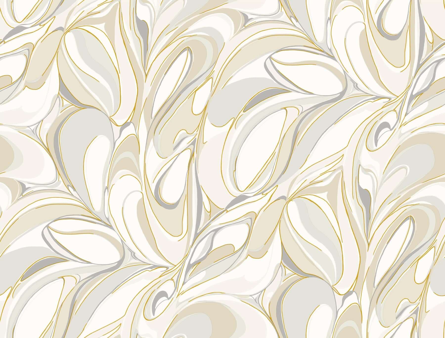 Achate Wallpaper- Beige & Grey