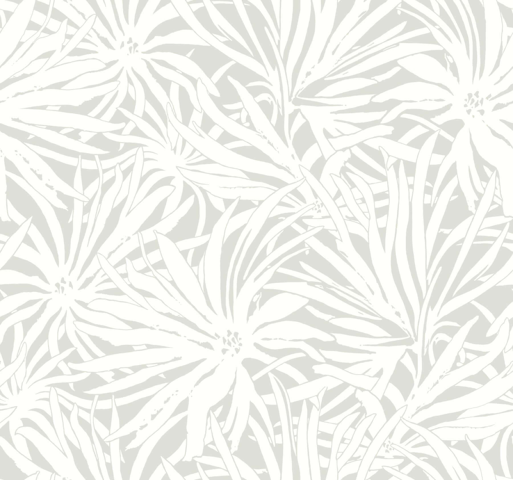 Floral Canopy Wallpaper- Grey