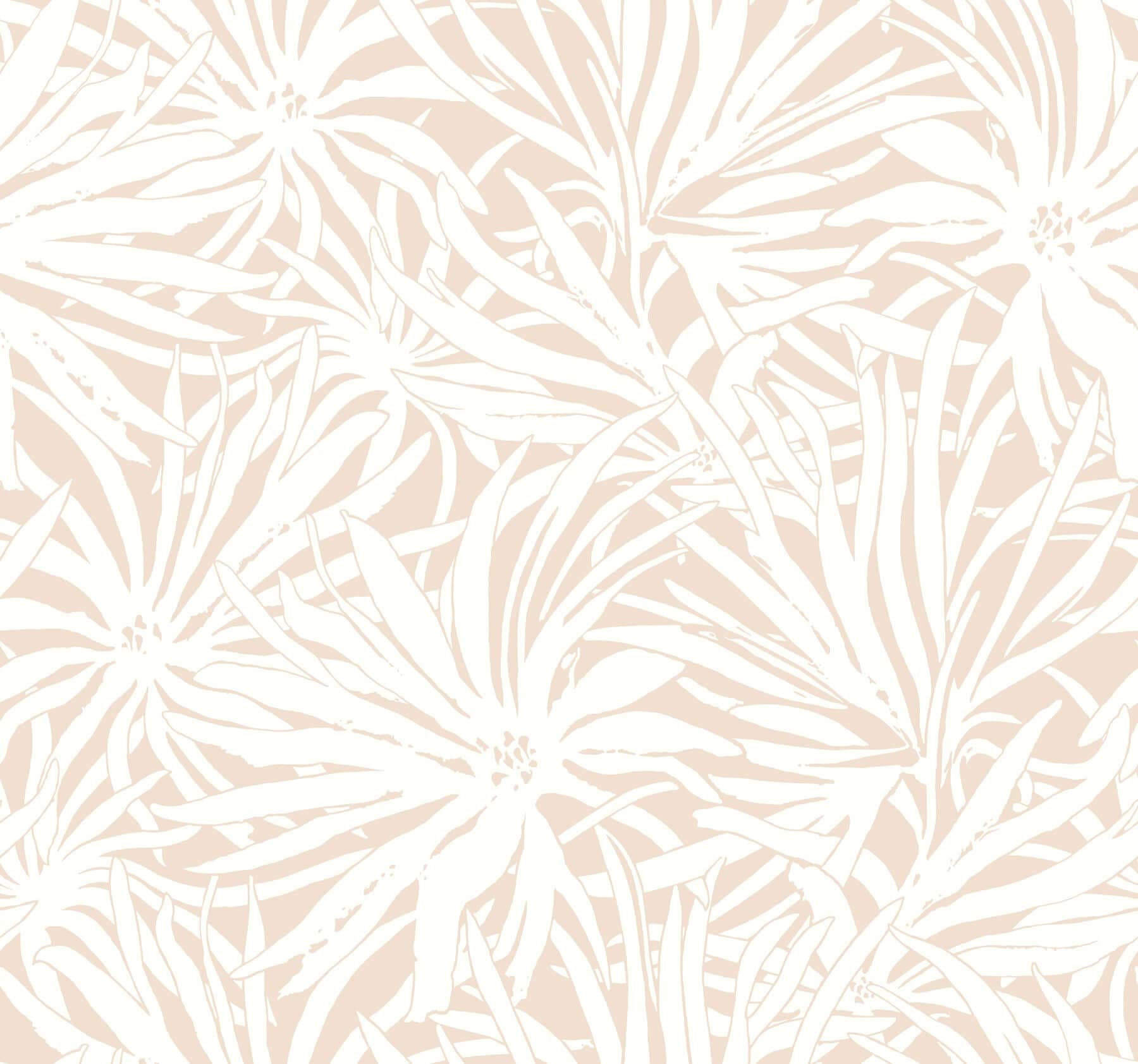 Floral Canopy Wallpaper- Blush