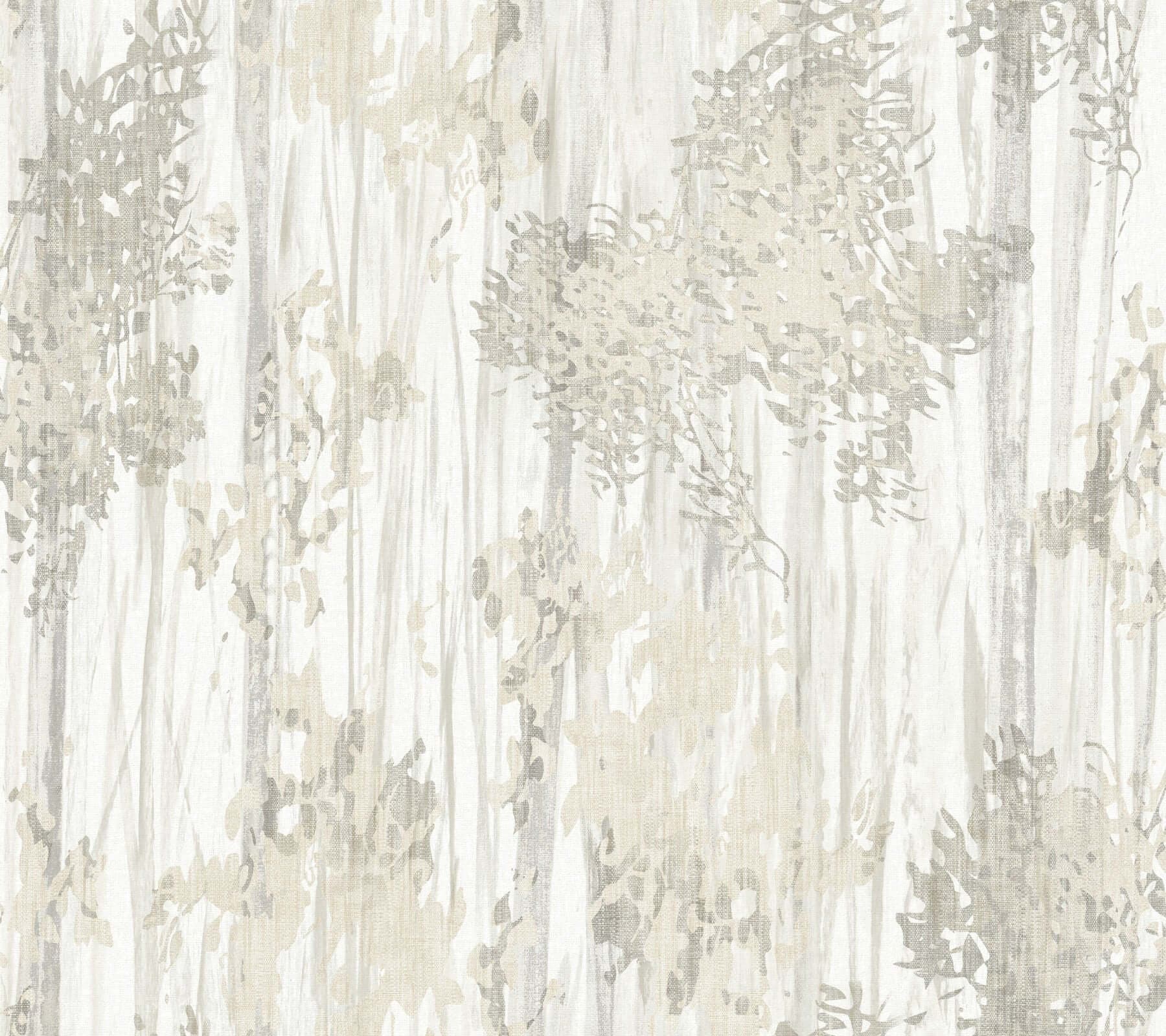 Aspen Grove Wallpaper- Grey