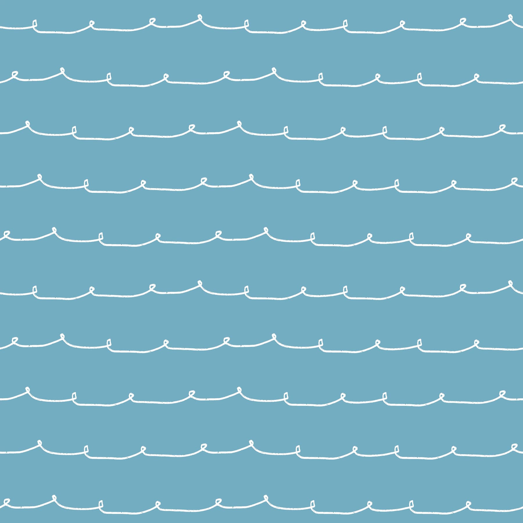 Wiggle Line Blue Stripe Wallpaper
