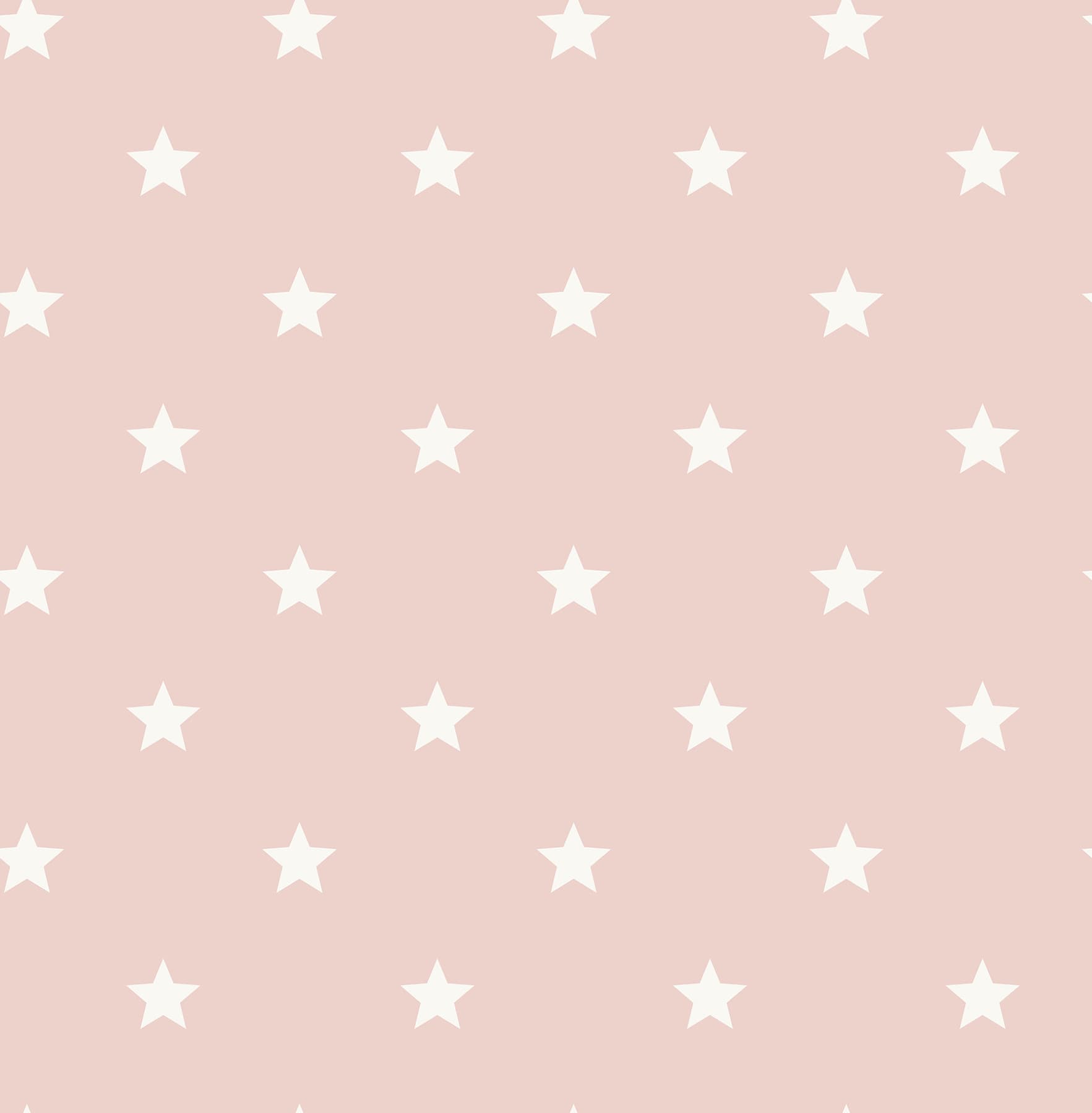 Starry Motif Pink Geometric Wallpaper
