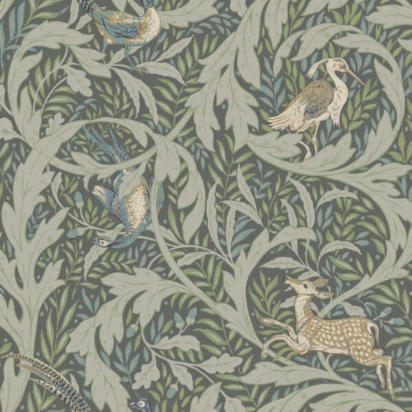 Woodland Tapestry Wallpaper- Sage
