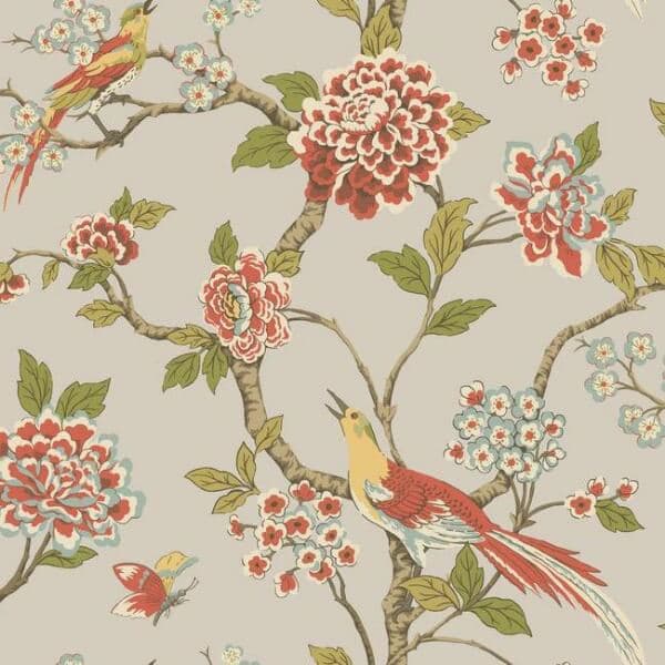 Fanciful Wallpaper- Silver