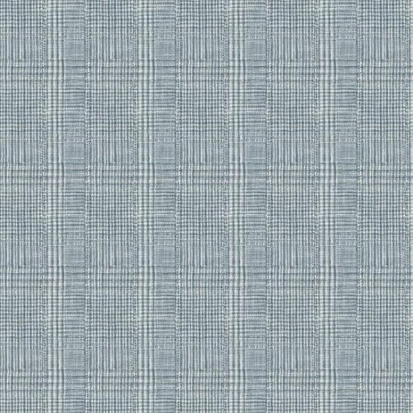 Shirting Plaid Wallpaper- Indigo