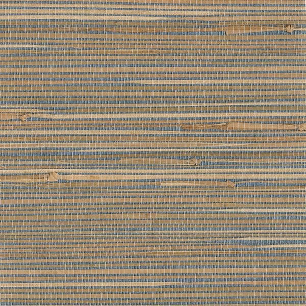 Jissai Mariner Blue Grasscloth