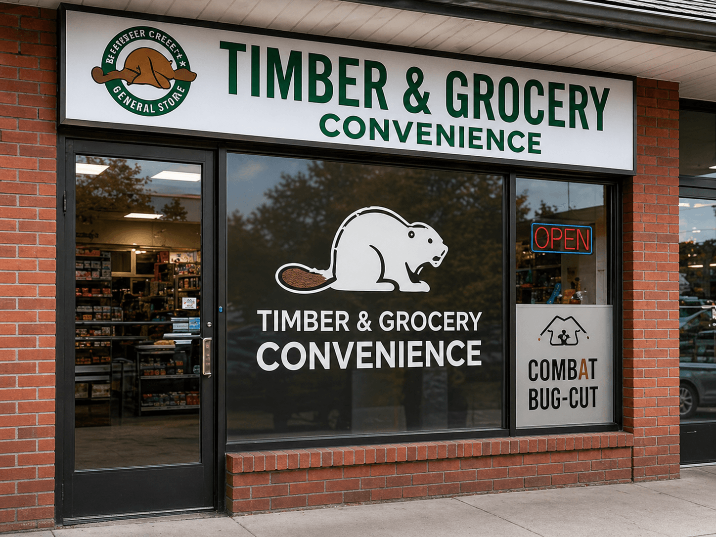 Die-Cut Vinyl Storefront Graphics