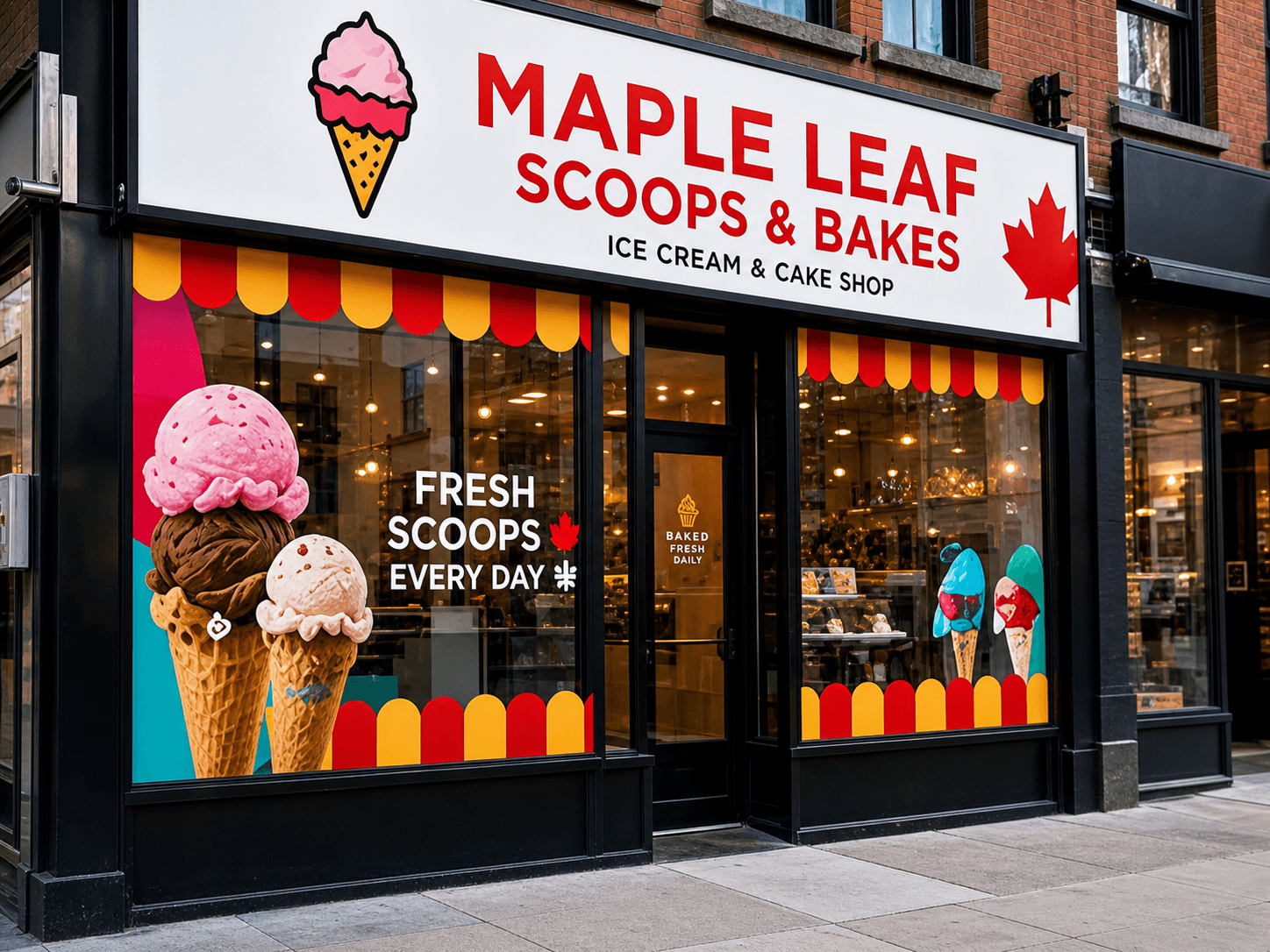 Opaque Storefront Window Graphics