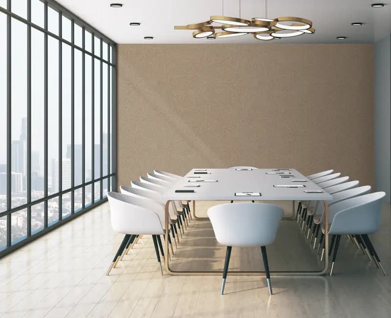 Boardroom papered in Empire by Koroseal (SG07-04)