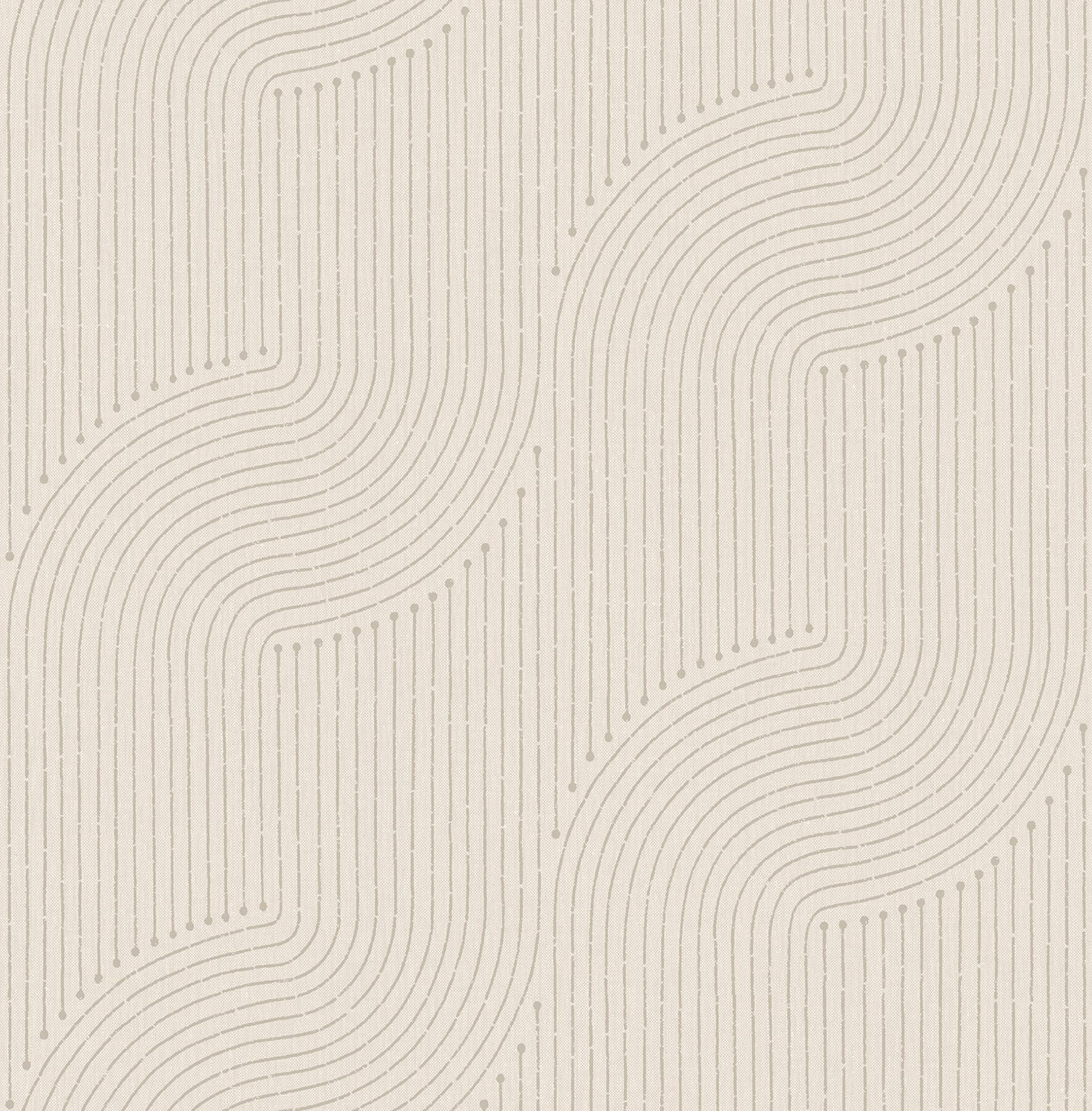 Braddock Dove Rhythmic Flow Wallpaper
