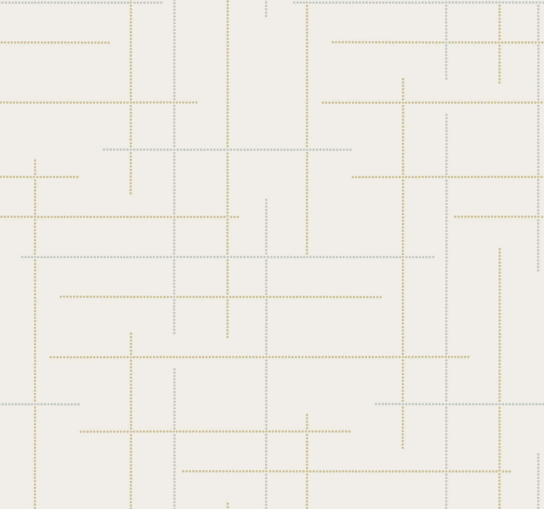 Wylie Metallic Dotted Gridlines Wallpaper