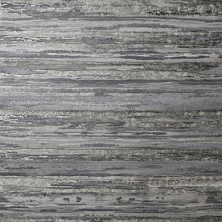 Philomena Pewter Striated Wallpaper- Arthouse