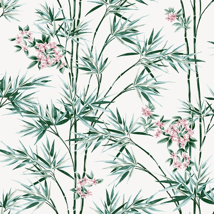 Ayumi White Bamboo Wallpaper- Arthouse