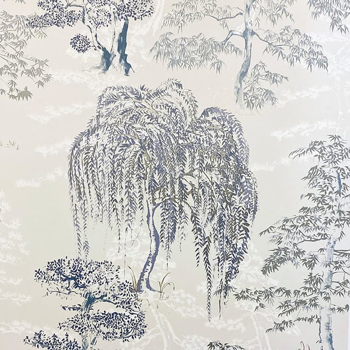 Midori Grey Trees Wallpaper- Arthouse