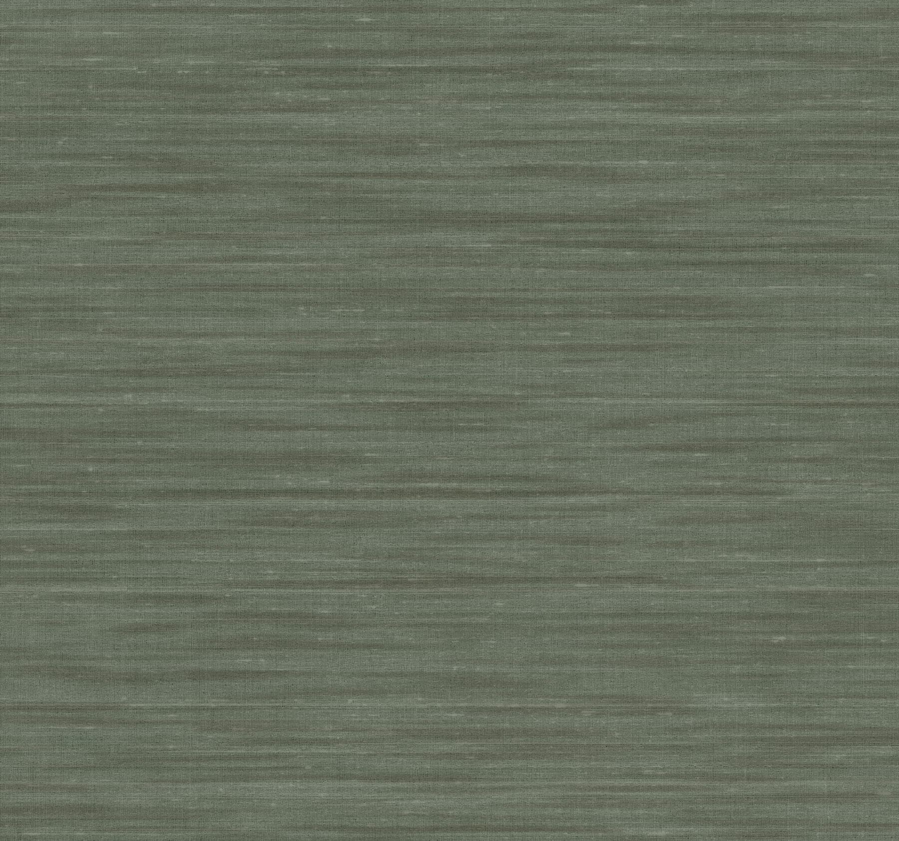 Sari Silk Green Faux Fabric Wallpaper