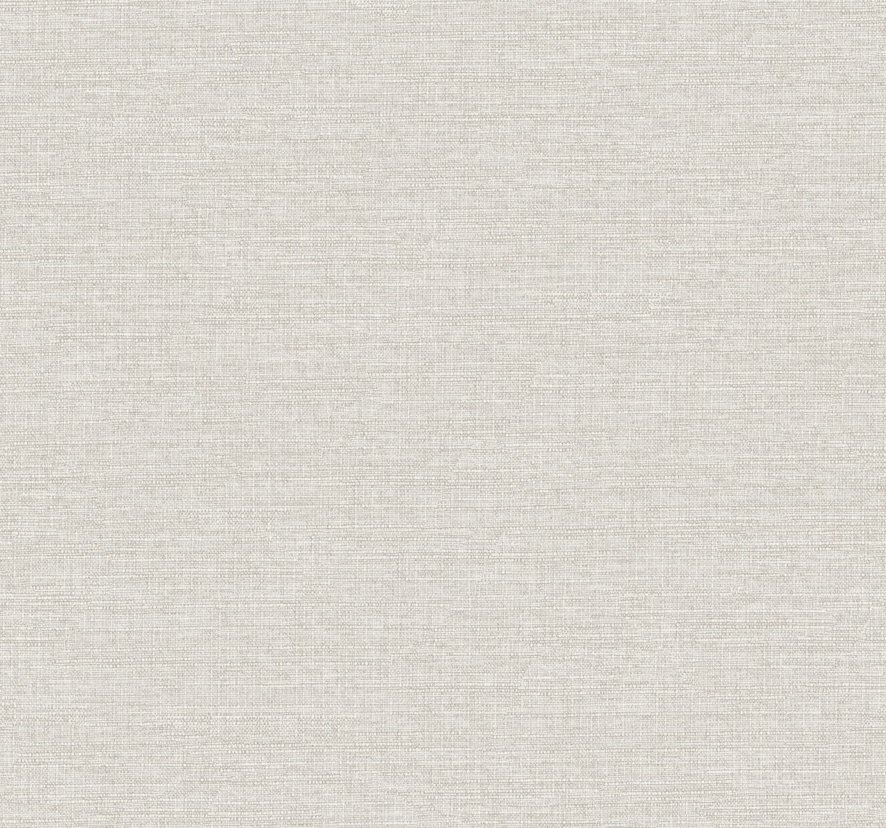 Terrene Light Grey Faux Linen Wallpaper
