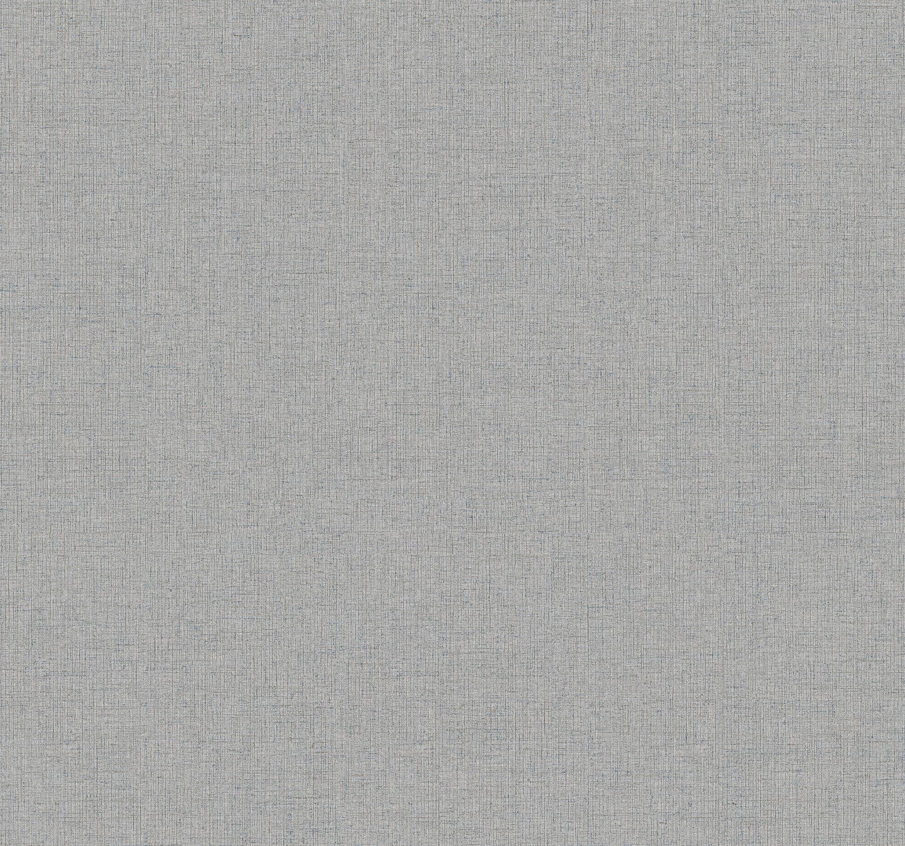 Heathered Linen Light Blue Faux Fabric Wallpaper
