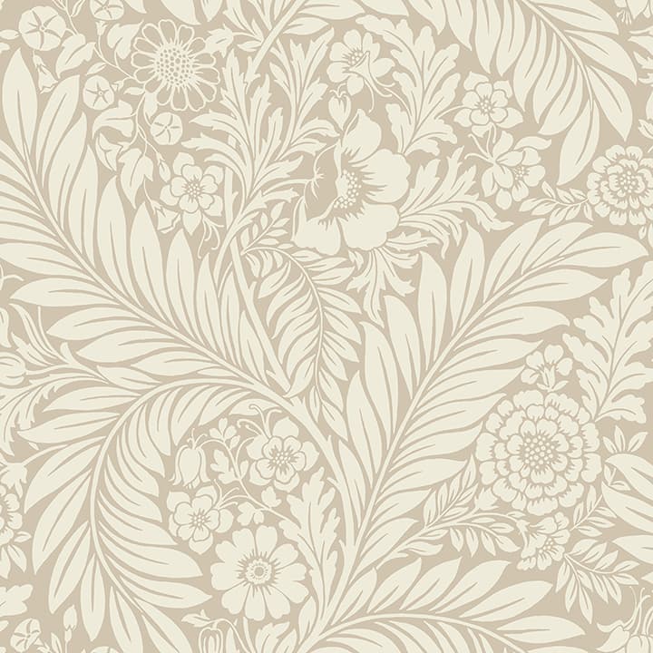 Florence Neutral Leaf Wallpaper