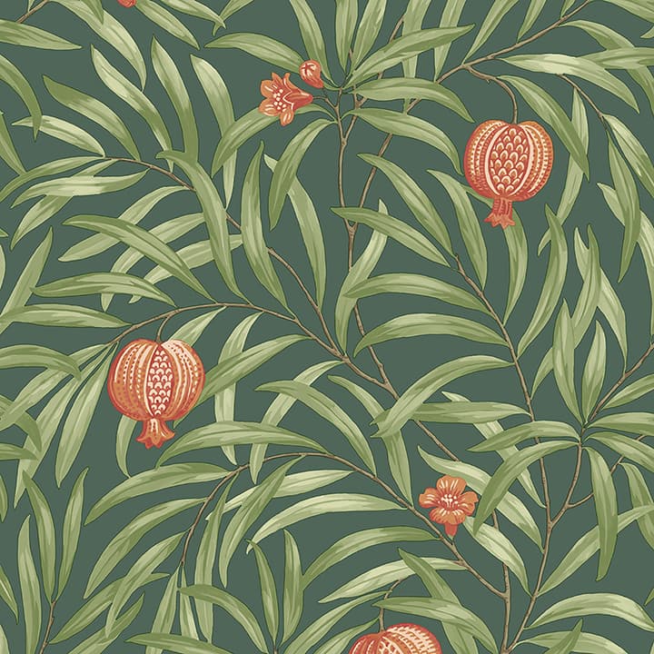 Elena Green Pomegranate Wallpaper