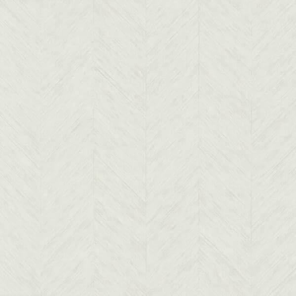Metallic Chevron Wallpaper- White