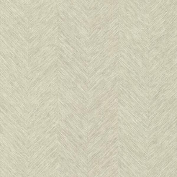 Metallic Chevron Wallpaper- Stone