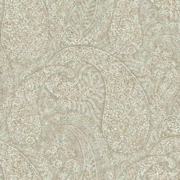 Kashmir Dreams Paisley Wallpaper- Neutral Blush