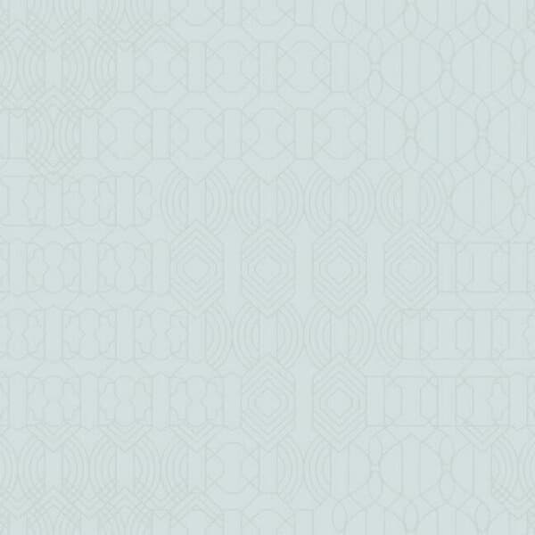 Modern Chandelier Wallpaper- Light Blue