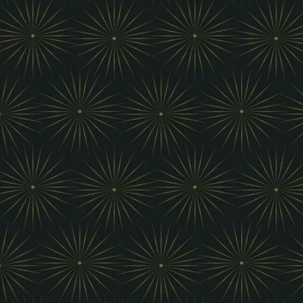 Starlight Wallpaper- Black/Gold
