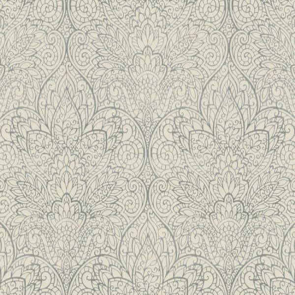 Paradise Wallpaper- White/Silver