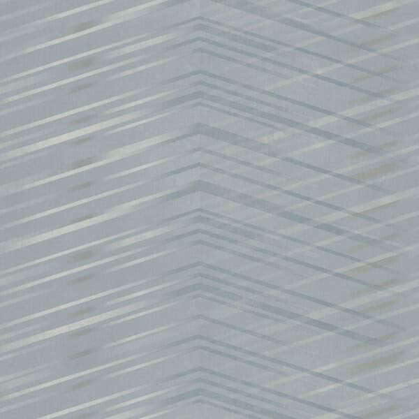 Glistening Chevron Non-Woven Wallpaper- Smokey Blue