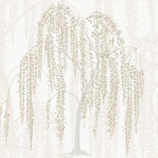 Willow Glow Wallpaper- Cream