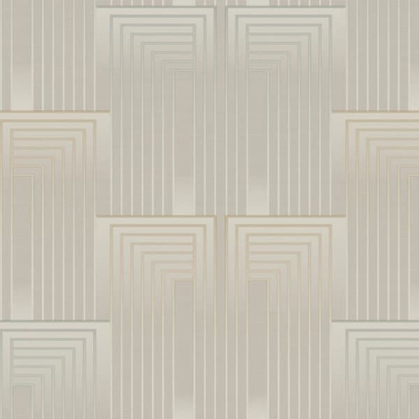 Vanishing Wallpaper- Taupe/Pearl