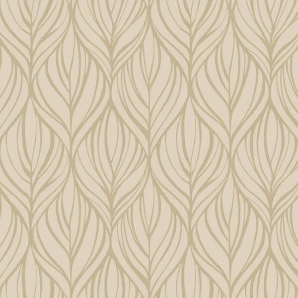 Palma Wallpaper- Taupe/Silver