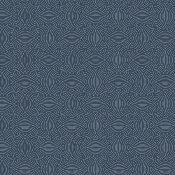 Hourglass Wallpaper- Navy