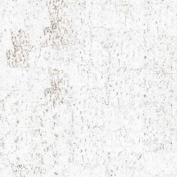 Cork Wallpaper- Bright White/Gold