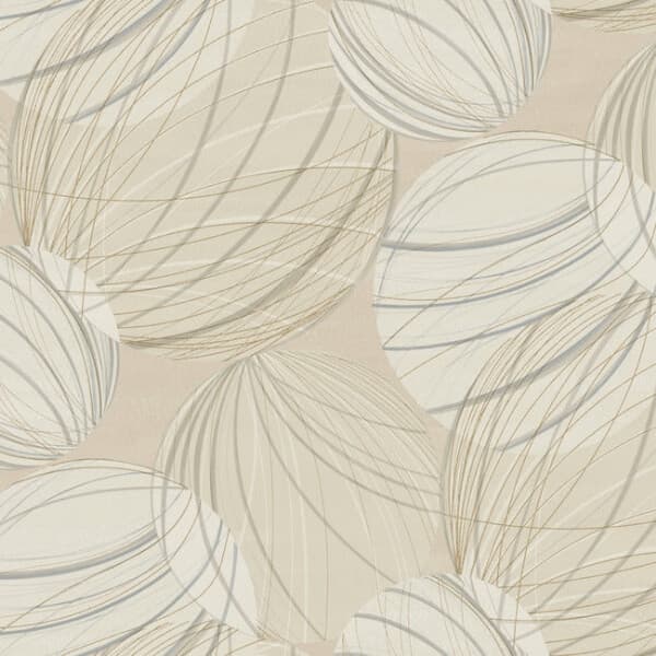 Floating Lanterns Wallpaper- Taupe