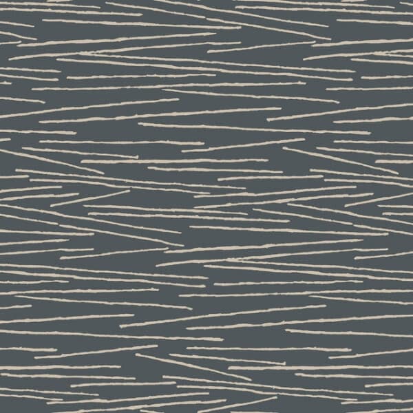 Line Horizon Wallpaper- Charcoal