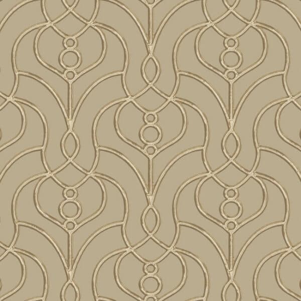 Divine Trellis Wallpaper- Taupe
