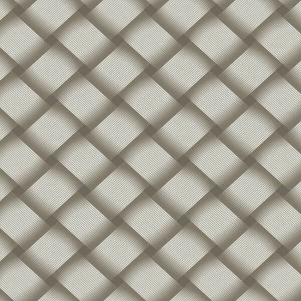 Bayside Basket Weave Wallpaper- Mocha