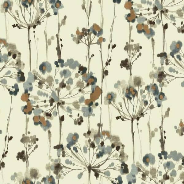 Flourish Wallpaper- Teal