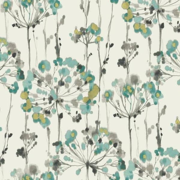 Flourish Wallpaper- Turquiose
