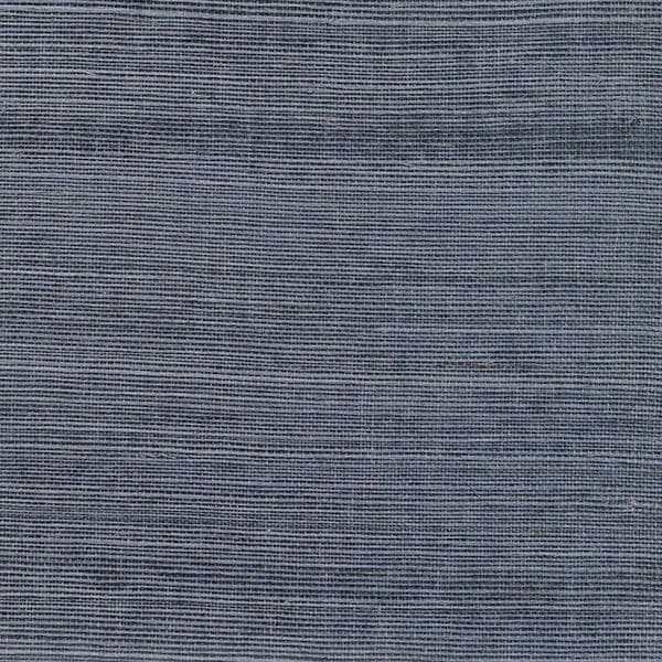 Victoria Indigo Grasscloth Wallpaper