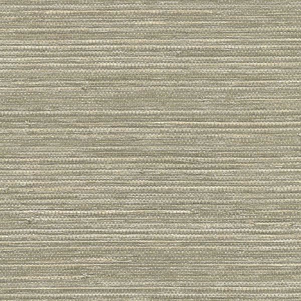 Tagum Grey Grasscloth Wallpaper